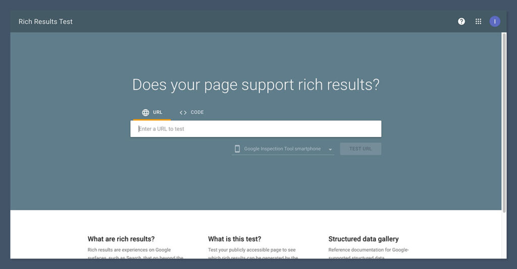 Google Rich Results Test