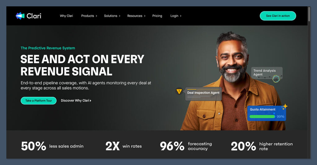 Clari Homepage