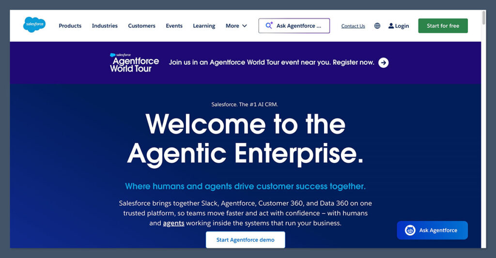 Salesforce Homepage